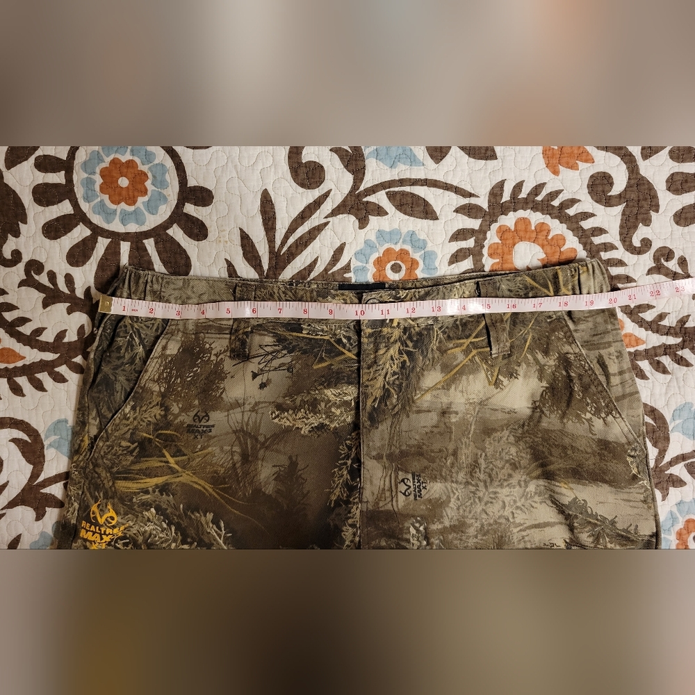 Realtree camo camouflage hunting pants size L Large 36/38 cargo style Max-1 XT - Picture 7 of 8